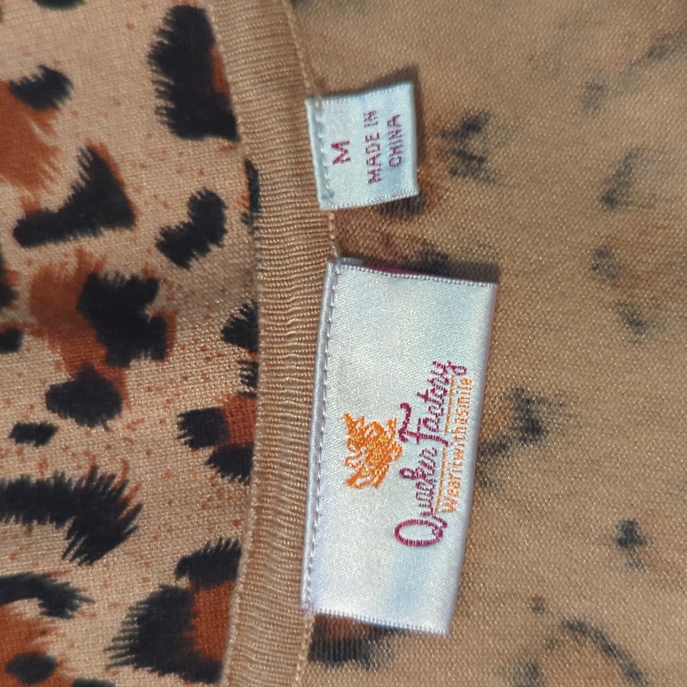 The Quacker Factory M Leopard Print Cardigan Swea… - image 6